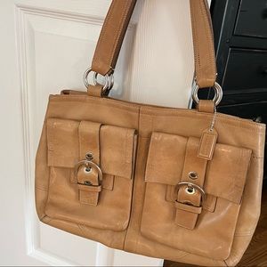 Coach vintage all leather bag.